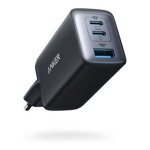 شاحن جداري Anker 735 Nano II 🚀 | 65W | 3 منافذ Type-C/A