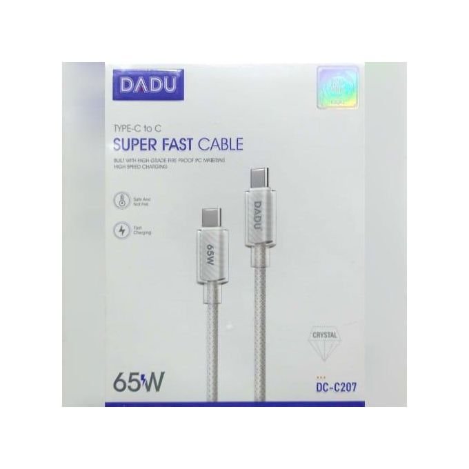 Dadu charger cable Type-C to Type-c DC-C207 -65W