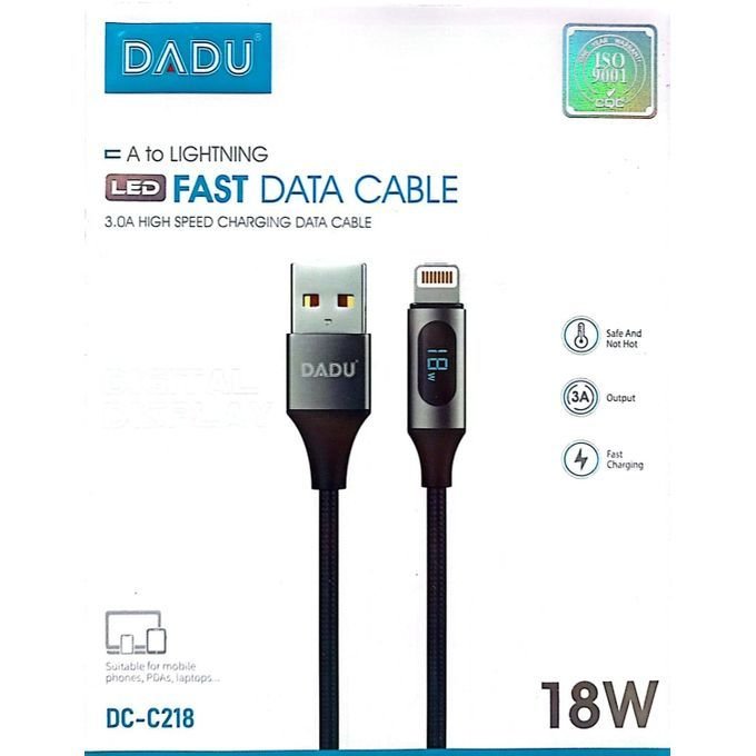 كابل شحن سريع Dadu DC-C218 بقوة 18 واط